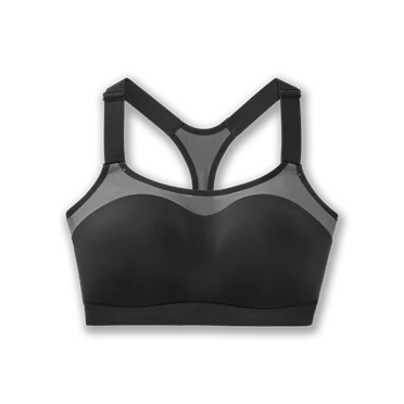 Brooks Dare Racerback Sport Bh Dam Grå / Svarta | 638-FPYDNI