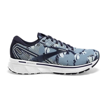 Brooks Ghost 14 Stabila Löparskor Dam Marinblå / LjusTurkos | 497-QUMPLA