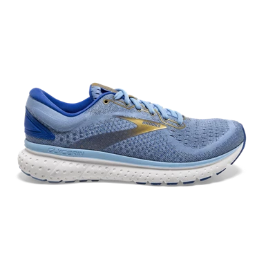 Brooks Glycerin 18 Stabila Löparskor Dam Blommiga / Blå / Guld | 312-ZIDOQG