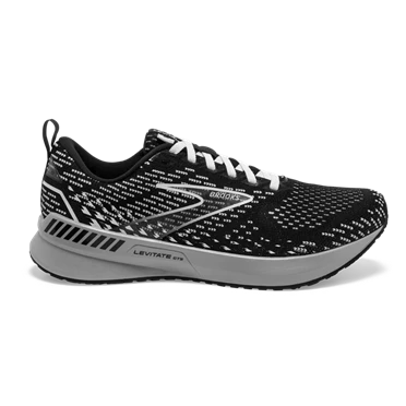 Brooks Levitate GTS 5 Stabila Löparskor Dam Svarta / Grå / Vita | 045-FJONHM